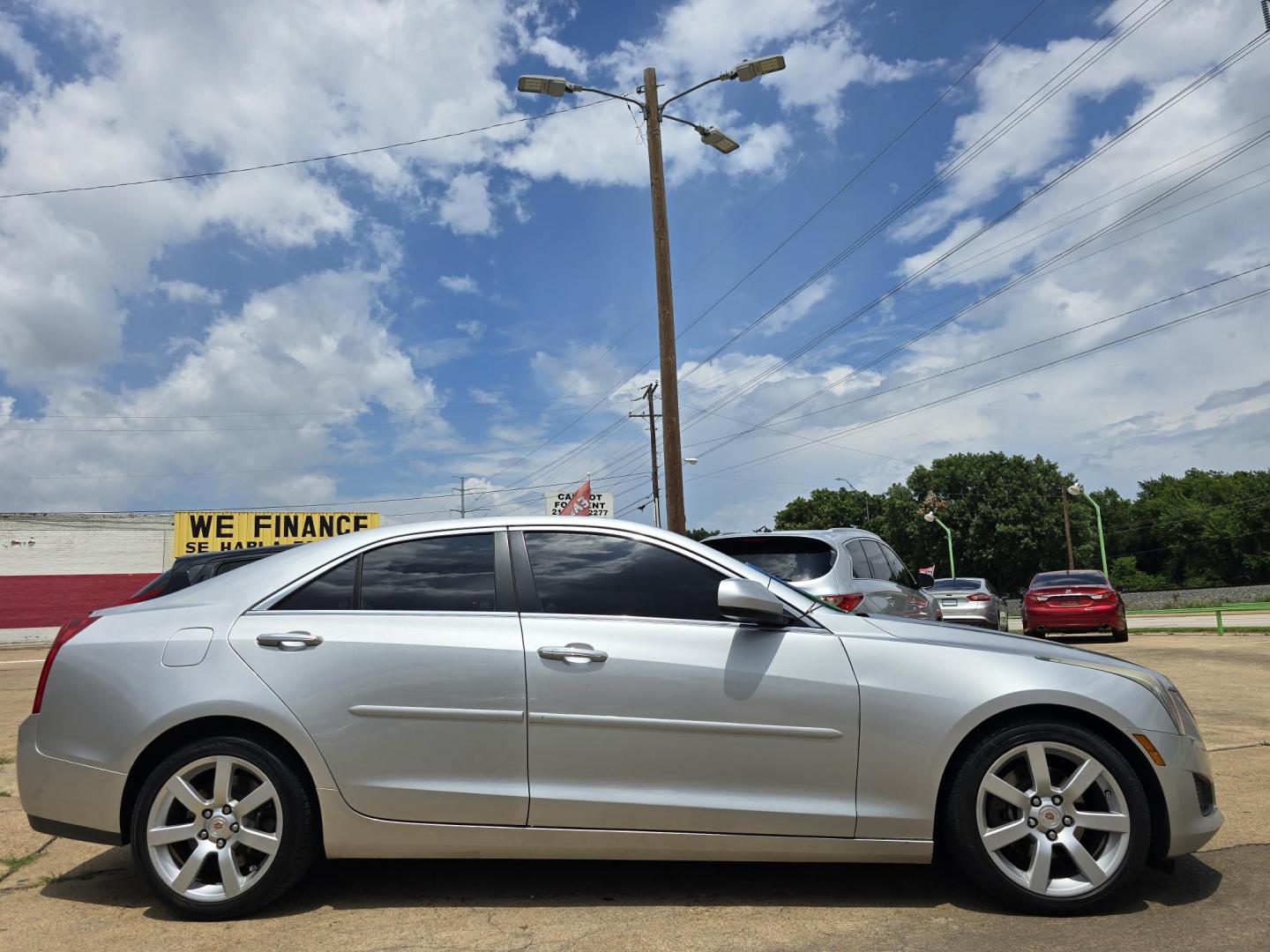2013 SILVER Cadillac ATS (1G6AA5RAXD0) with an 2.5L L4 DOHC 16V engine, 6-Speed Automatic transmission, located at 2660 S.Garland Avenue, Garland, TX, 75041, (469) 298-3118, 32.885551, -96.655602 - Welcome to DallasAutos4Less, one of the Premier BUY HERE PAY HERE Dealers in the North Dallas Area. We specialize in financing to people with NO CREDIT or BAD CREDIT. We need proof of income, proof of residence, and a ID. Come buy your new car from us today!! This is a Loaded 2013 CADILLAC ATS 2. - Photo#2