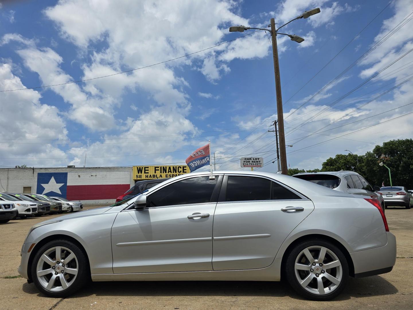 2013 SILVER Cadillac ATS (1G6AA5RAXD0) with an 2.5L L4 DOHC 16V engine, 6-Speed Automatic transmission, located at 2660 S.Garland Avenue, Garland, TX, 75041, (469) 298-3118, 32.885551, -96.655602 - Welcome to DallasAutos4Less, one of the Premier BUY HERE PAY HERE Dealers in the North Dallas Area. We specialize in financing to people with NO CREDIT or BAD CREDIT. We need proof of income, proof of residence, and a ID. Come buy your new car from us today!! This is a Loaded 2013 CADILLAC ATS 2. - Photo#6