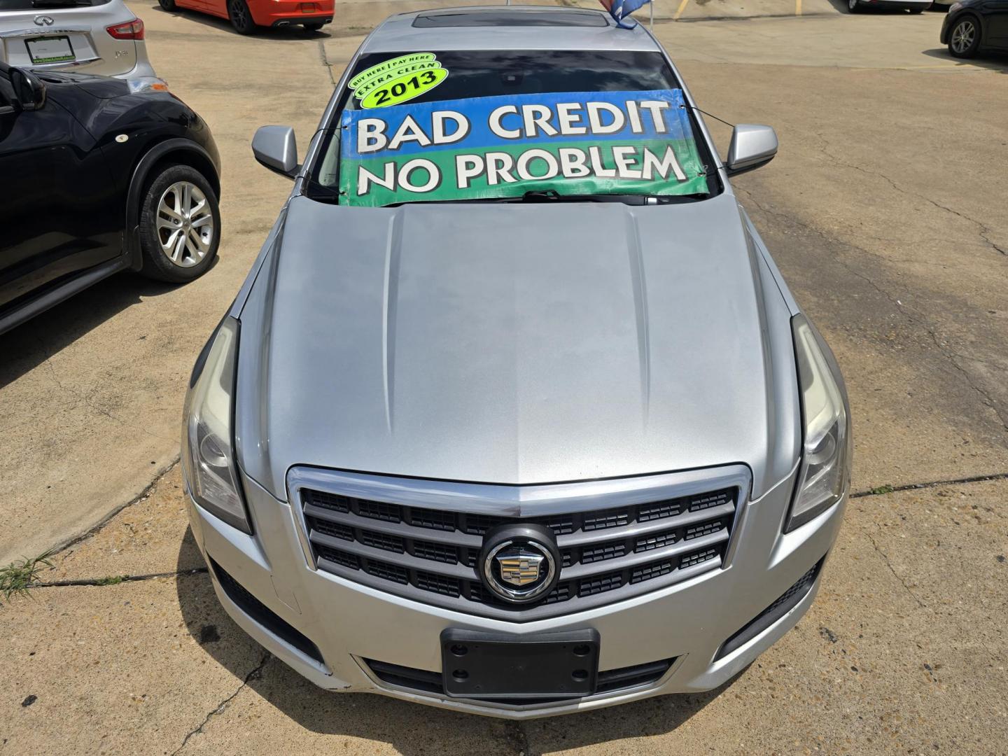 2013 SILVER Cadillac ATS (1G6AA5RAXD0) with an 2.5L L4 DOHC 16V engine, 6-Speed Automatic transmission, located at 2660 S.Garland Avenue, Garland, TX, 75041, (469) 298-3118, 32.885551, -96.655602 - Welcome to DallasAutos4Less, one of the Premier BUY HERE PAY HERE Dealers in the North Dallas Area. We specialize in financing to people with NO CREDIT or BAD CREDIT. We need proof of income, proof of residence, and a ID. Come buy your new car from us today!! This is a Loaded 2013 CADILLAC ATS 2. - Photo#8