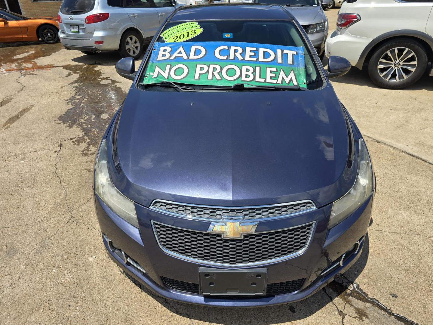 2013 BLUE Chevrolet Cruze 2LT (1G1PE5SB5D7) with an 1.4L L4 DOHC 16V TURBO engine, 6-Speed Automatic transmission, located at 2660 S.Garland Avenue, Garland, TX, 75041, (469) 298-3118, 32.885551, -96.655602 - Photo#8