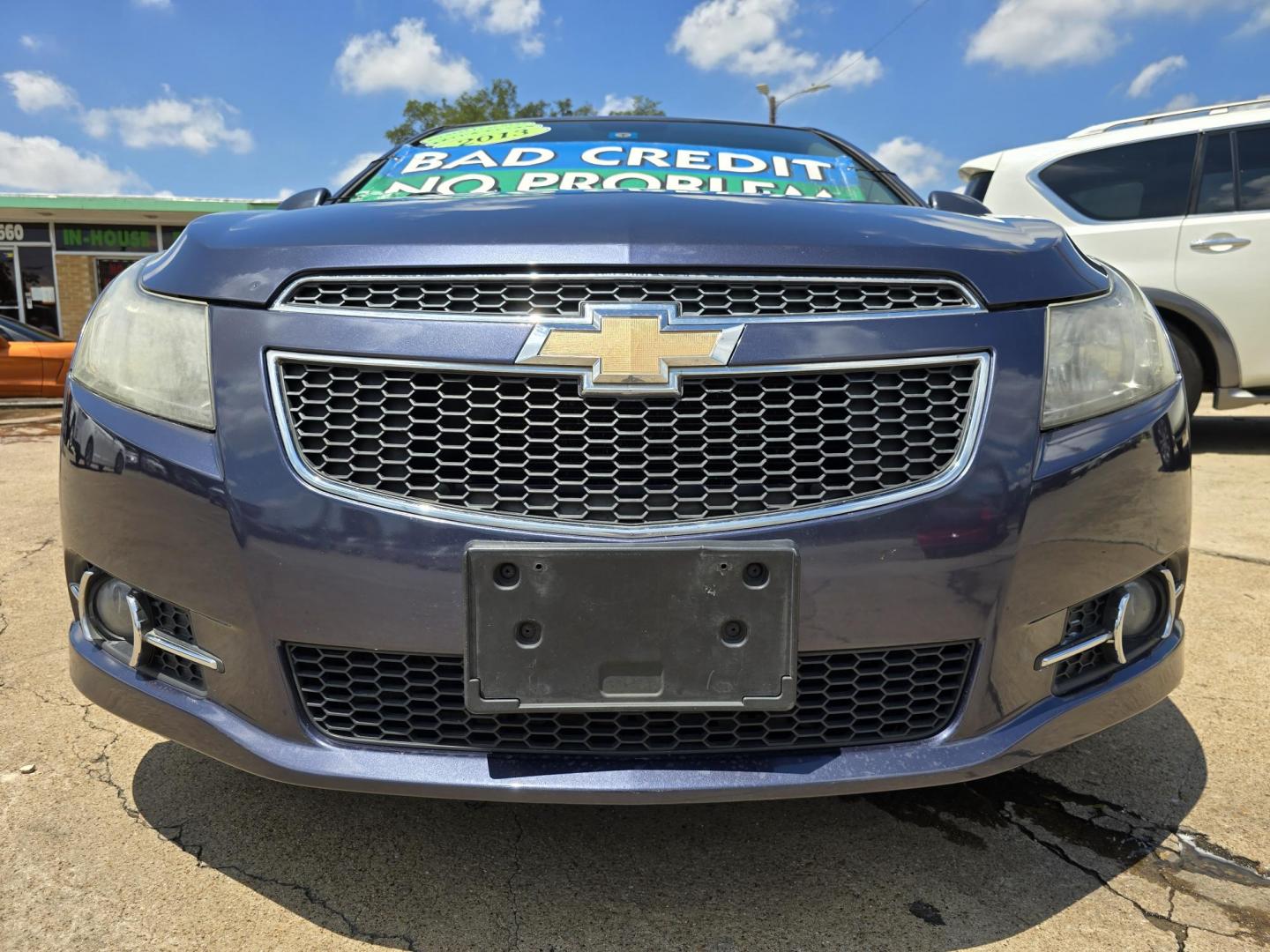 2013 BLUE Chevrolet Cruze 2LT (1G1PE5SB5D7) with an 1.4L L4 DOHC 16V TURBO engine, 6-Speed Automatic transmission, located at 2660 S.Garland Avenue, Garland, TX, 75041, (469) 298-3118, 32.885551, -96.655602 - Photo#9