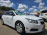 2013 WHITE Chevrolet Cruze LS (1G1PA5SH4D7) with an 1.8L L4 DOHC 16V FFV engine, 6-Speed Automatic transmission, located at 2660 S.Garland Avenue, Garland, TX, 75041, (469) 298-3118, 32.885551, -96.655602 - Photo#1