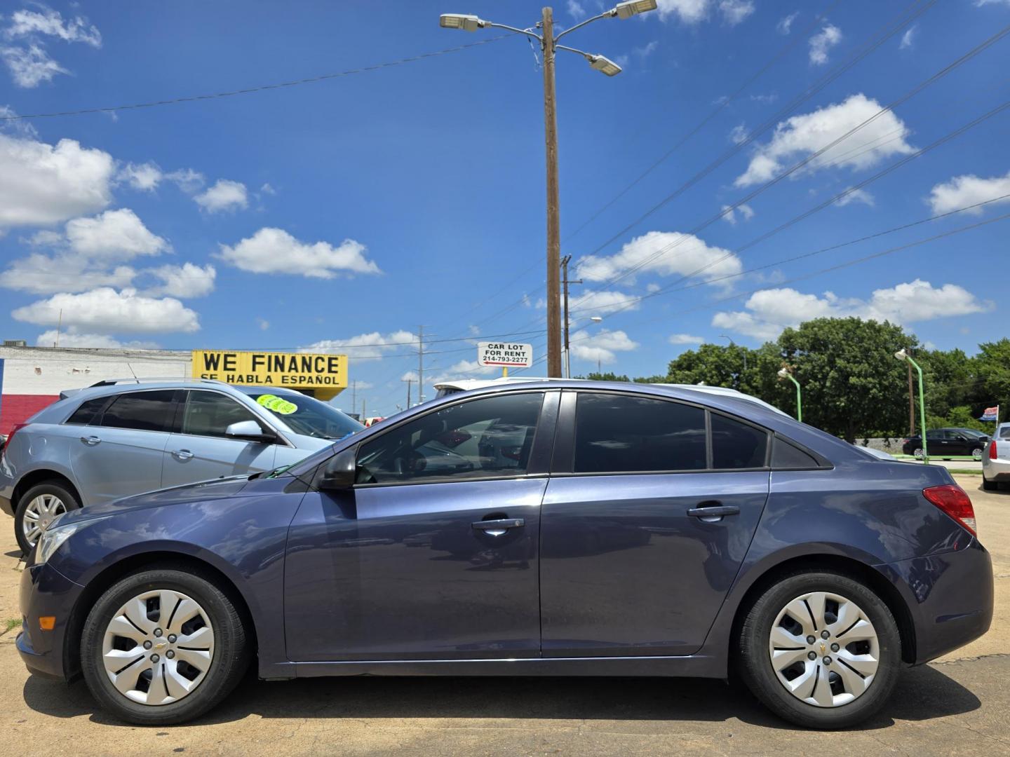 2013 BLUE Chevrolet Cruze LS (1G1PA5SH9D7) with an 1.8L L4 DOHC 16V FFV engine, 6-Speed Automatic transmission, located at 2660 S.Garland Avenue, Garland, TX, 75041, (469) 298-3118, 32.885551, -96.655602 - Photo#6
