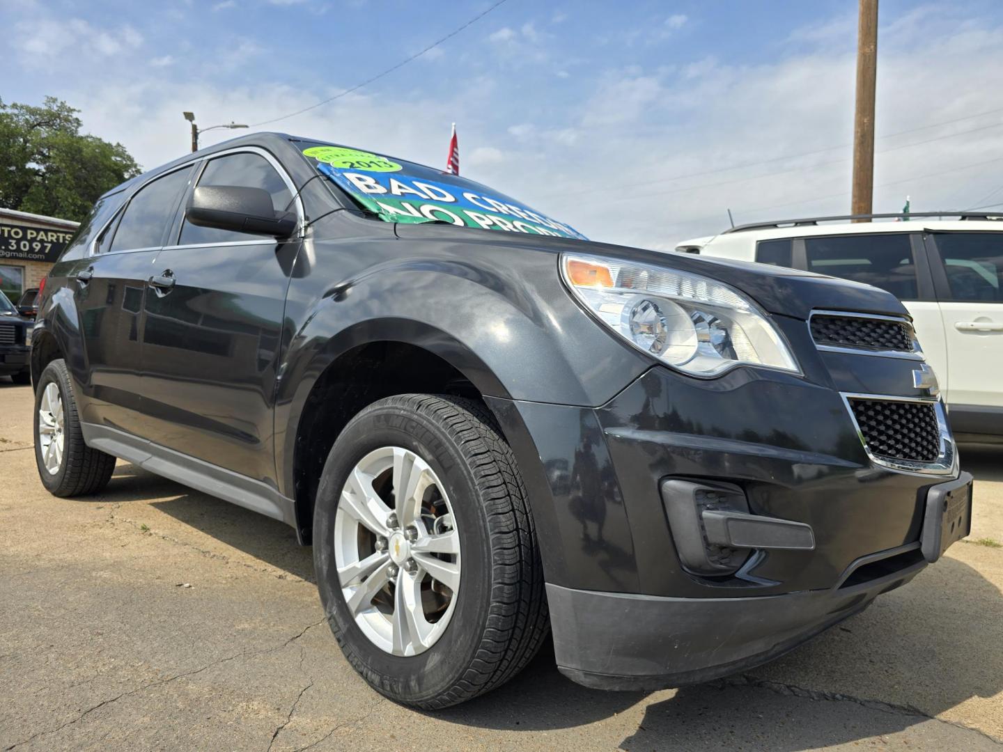 2013 GRAY Chevrolet Equinox LS (2GNALBEK5D6) with an 2.4L L4 DOHC 16V engine, 6-Speed Automatic transmission, located at 2660 S.Garland Avenue, Garland, TX, 75041, (469) 298-3118, 32.885551, -96.655602 - Photo#1