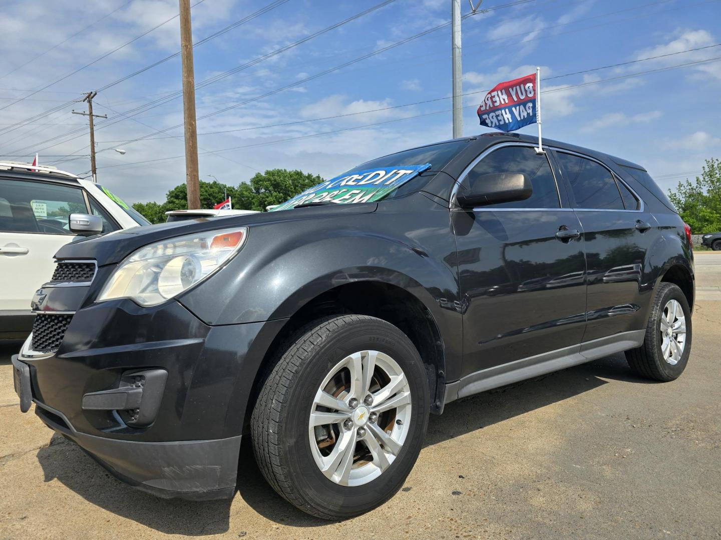 2013 GRAY Chevrolet Equinox LS (2GNALBEK5D6) with an 2.4L L4 DOHC 16V engine, 6-Speed Automatic transmission, located at 2660 S.Garland Avenue, Garland, TX, 75041, (469) 298-3118, 32.885551, -96.655602 - Photo#7