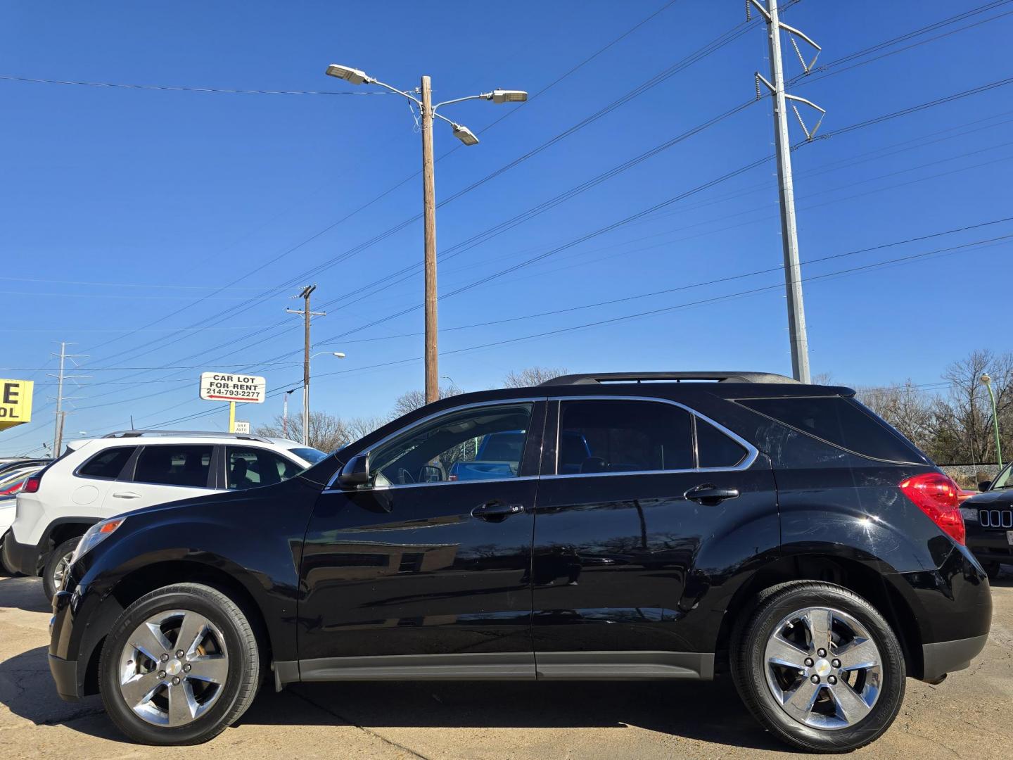 2013 BLACK Chevrolet Equinox 2LT (2GNALPEK4D6) with an 2.4L L4 DOHC 16V engine, 6-Speed Automatic transmission, located at 2660 S.Garland Avenue, Garland, TX, 75041, (469) 298-3118, 32.885551, -96.655602 - Photo#6