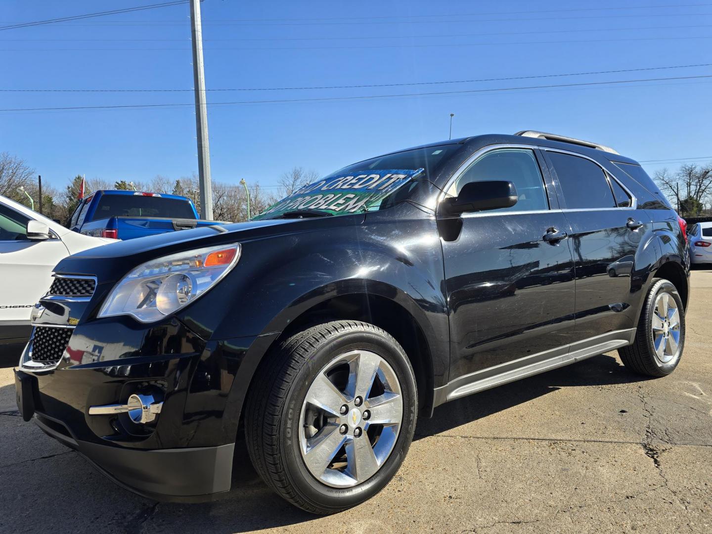 2013 BLACK Chevrolet Equinox 2LT (2GNALPEK4D6) with an 2.4L L4 DOHC 16V engine, 6-Speed Automatic transmission, located at 2660 S.Garland Avenue, Garland, TX, 75041, (469) 298-3118, 32.885551, -96.655602 - Photo#7