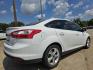 2013 WHITE Ford Focus SE (1FADP3F29DL) , AUTO transmission, located at 2660 S.Garland Avenue, Garland, TX, 75041, (469) 298-3118, 32.885551, -96.655602 - Photo#3