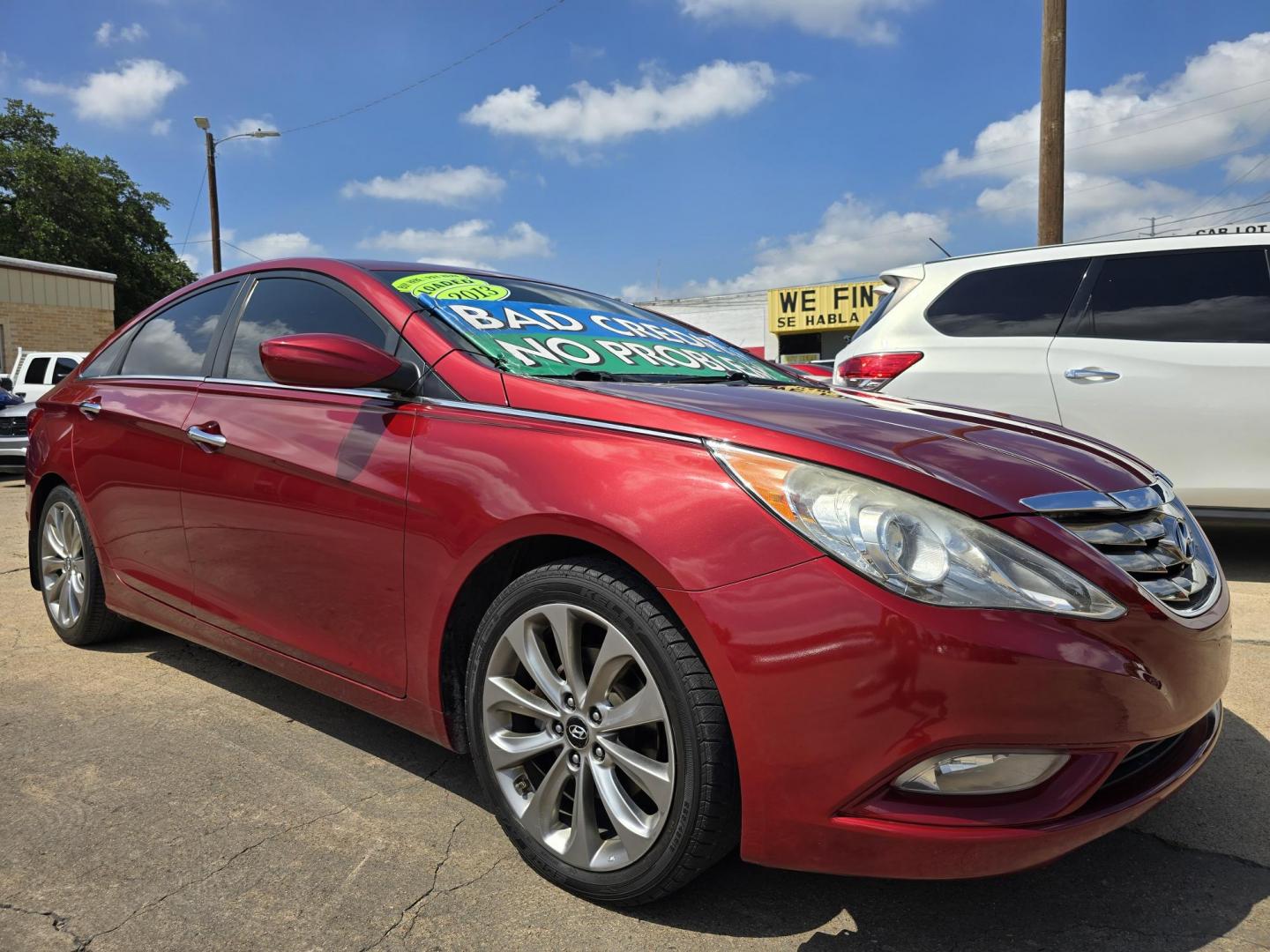 2013 RED Hyundai Sonata Limited (5NPEC4AC6DH) with an 2.4L L4 DOHC 16V engine, 6-Speed Automatic transmission, located at 2660 S.Garland Avenue, Garland, TX, 75041, (469) 298-3118, 32.885551, -96.655602 - Photo#1