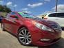2013 RED Hyundai Sonata Limited (5NPEC4AC6DH) with an 2.4L L4 DOHC 16V engine, 6-Speed Automatic transmission, located at 2660 S.Garland Avenue, Garland, TX, 75041, (469) 298-3118, 32.885551, -96.655602 - Photo#0