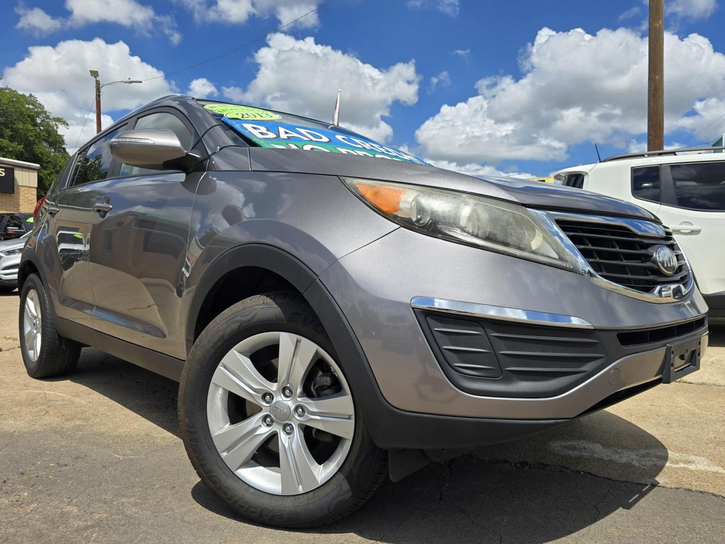 2013 GRAY Kia Sportage LX (KNDPB3A23D7) with an 2.4L V6 DOHC 24V engine, 6-Speed Automatic transmission, located at 2660 S.Garland Avenue, Garland, TX, 75041, (469) 298-3118, 32.885551, -96.655602 - BRAND NEW MOTOR FROM KIA. 3YR/36K MILE WARRANTY WITH KIA. - Photo#0