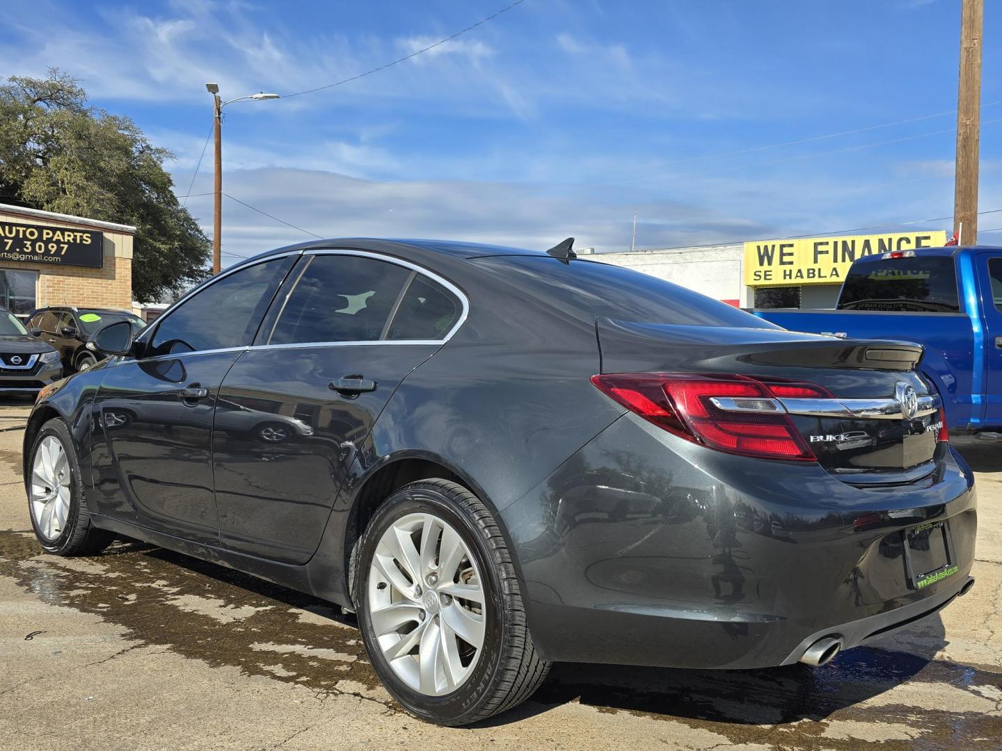 2014 BLACK Buick Regal Turbo (2G4GK5EX4E9) with an 2.0L L4 DOHC 16V TURBO engine, 6-Speed Automatic transmission, located at 2660 S.Garland Avenue, Garland, TX, 75041, (469) 298-3118, 32.885551, -96.655602 - Photo#5