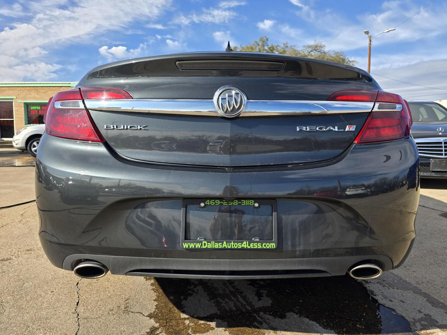 2014 BLACK Buick Regal Turbo (2G4GK5EX4E9) with an 2.0L L4 DOHC 16V TURBO engine, 6-Speed Automatic transmission, located at 2660 S.Garland Avenue, Garland, TX, 75041, (469) 298-3118, 32.885551, -96.655602 - Photo#4