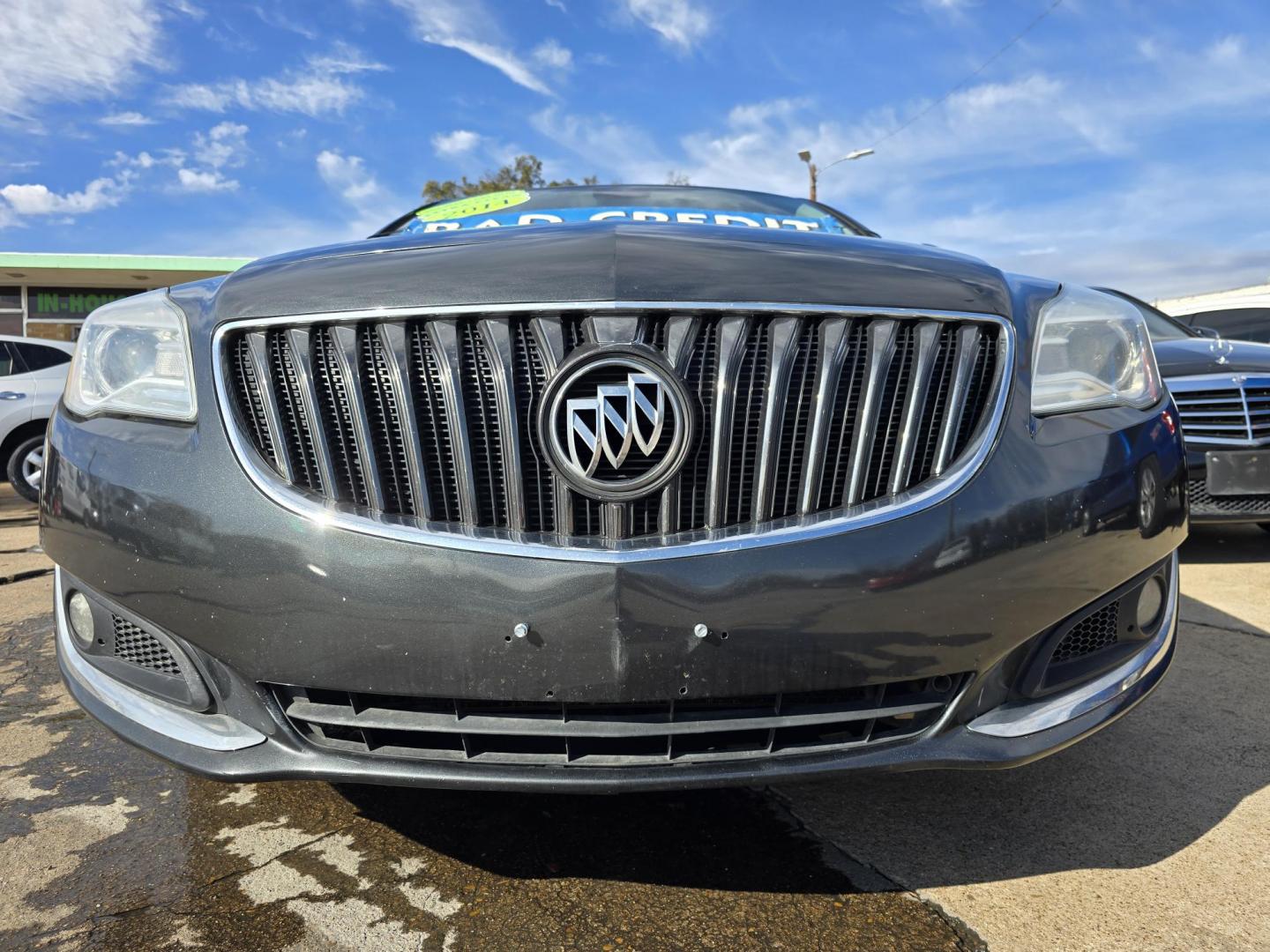2014 BLACK Buick Regal Turbo (2G4GK5EX4E9) with an 2.0L L4 DOHC 16V TURBO engine, 6-Speed Automatic transmission, located at 2660 S.Garland Avenue, Garland, TX, 75041, (469) 298-3118, 32.885551, -96.655602 - Photo#9