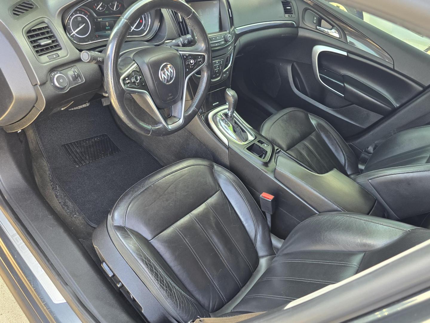 2014 BLACK Buick Regal Turbo (2G4GK5EX4E9) with an 2.0L L4 DOHC 16V TURBO engine, 6-Speed Automatic transmission, located at 2660 S.Garland Avenue, Garland, TX, 75041, (469) 298-3118, 32.885551, -96.655602 - Photo#10