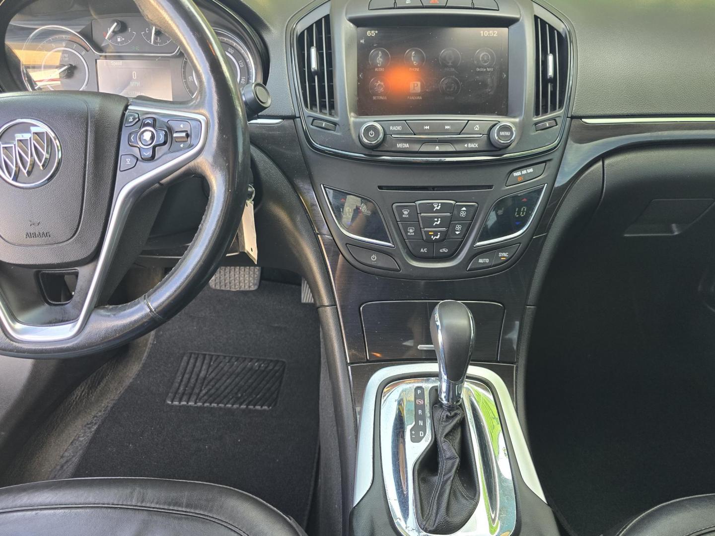 2014 BLACK Buick Regal Turbo (2G4GK5EX4E9) with an 2.0L L4 DOHC 16V TURBO engine, 6-Speed Automatic transmission, located at 2660 S.Garland Avenue, Garland, TX, 75041, (469) 298-3118, 32.885551, -96.655602 - Photo#13