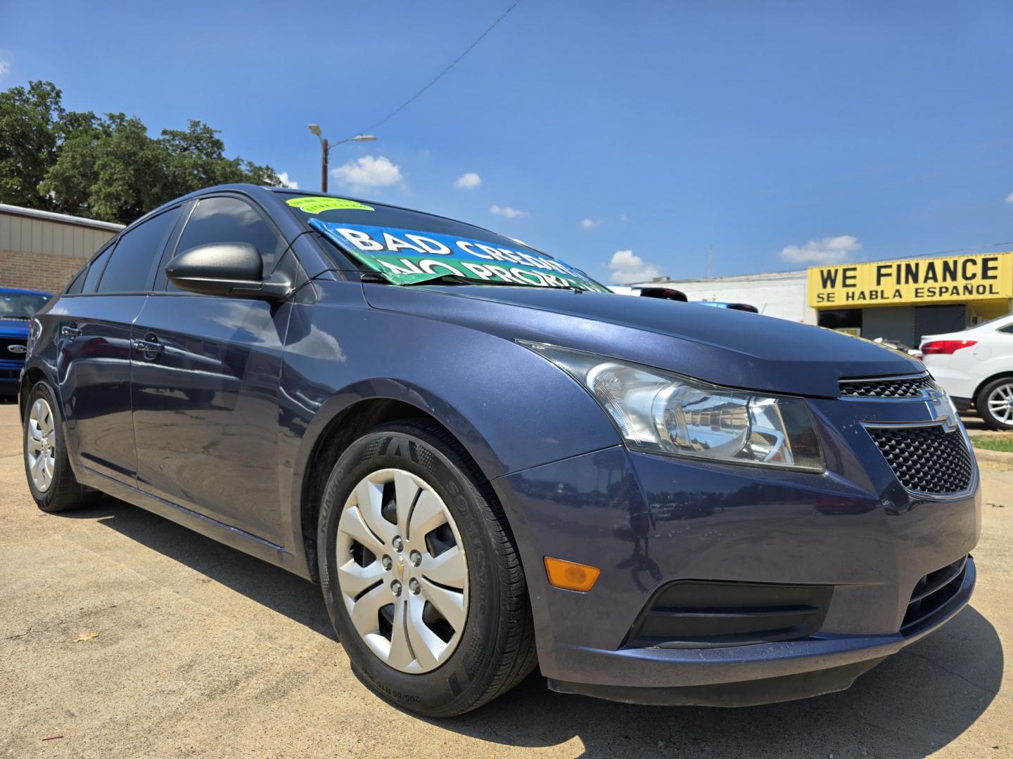 2014 BLUE /GRAY CHEVROLET CRUZE LS LS (1G1PA5SH7E7) , AUTO transmission, located at 2660 S.Garland Avenue, Garland, TX, 75041, (469) 298-3118, 32.885551, -96.655602 - Welcome to DallasAutos4Less, one of the Premier BUY HERE PAY HERE Dealers in the North Dallas Area. We specialize in financing to people with NO CREDIT or BAD CREDIT. We need proof of income, proof of residence, and a ID. Come buy your new car from us today!! This is a very clean 2014 CHEVY CRUZE - Photo#1
