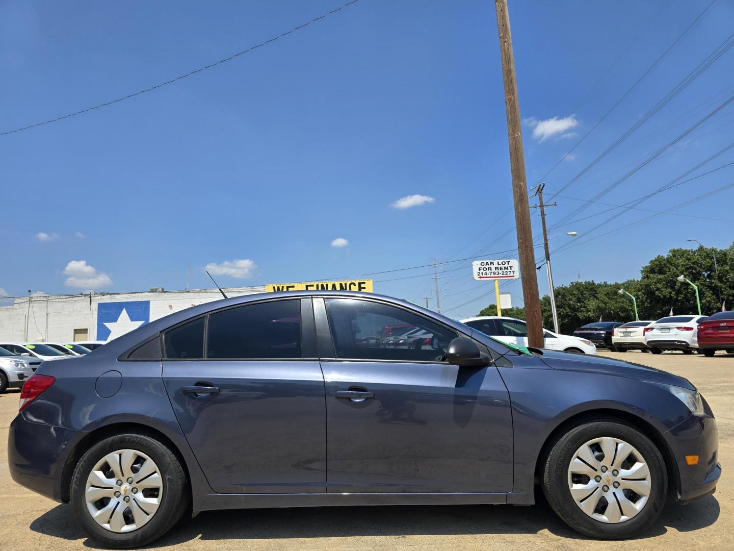 2014 BLUE /GRAY CHEVROLET CRUZE LS LS (1G1PA5SH7E7) , AUTO transmission, located at 2660 S.Garland Avenue, Garland, TX, 75041, (469) 298-3118, 32.885551, -96.655602 - Welcome to DallasAutos4Less, one of the Premier BUY HERE PAY HERE Dealers in the North Dallas Area. We specialize in financing to people with NO CREDIT or BAD CREDIT. We need proof of income, proof of residence, and a ID. Come buy your new car from us today!! This is a very clean 2014 CHEVY CRUZE - Photo#2