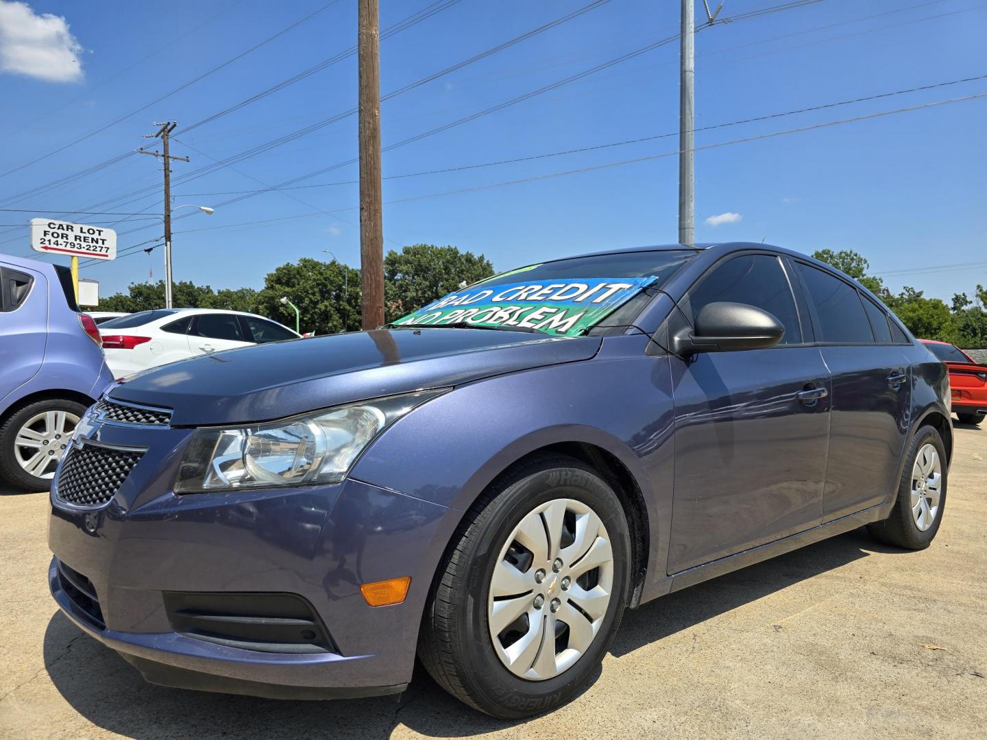 2014 BLUE /GRAY CHEVROLET CRUZE LS LS (1G1PA5SH7E7) , AUTO transmission, located at 2660 S.Garland Avenue, Garland, TX, 75041, (469) 298-3118, 32.885551, -96.655602 - Welcome to DallasAutos4Less, one of the Premier BUY HERE PAY HERE Dealers in the North Dallas Area. We specialize in financing to people with NO CREDIT or BAD CREDIT. We need proof of income, proof of residence, and a ID. Come buy your new car from us today!! This is a very clean 2014 CHEVY CRUZE - Photo#7