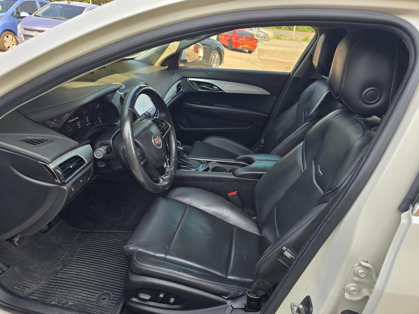2014 WHITE Cadillac ATS 2.5L Luxury (1G6AB5RA2E0) with an 2.5L L4 DOHC 16V engine, 6-Speed Automatic transmission, located at 2660 S.Garland Avenue, Garland, TX, 75041, (469) 298-3118, 32.885551, -96.655602 - Photo#12