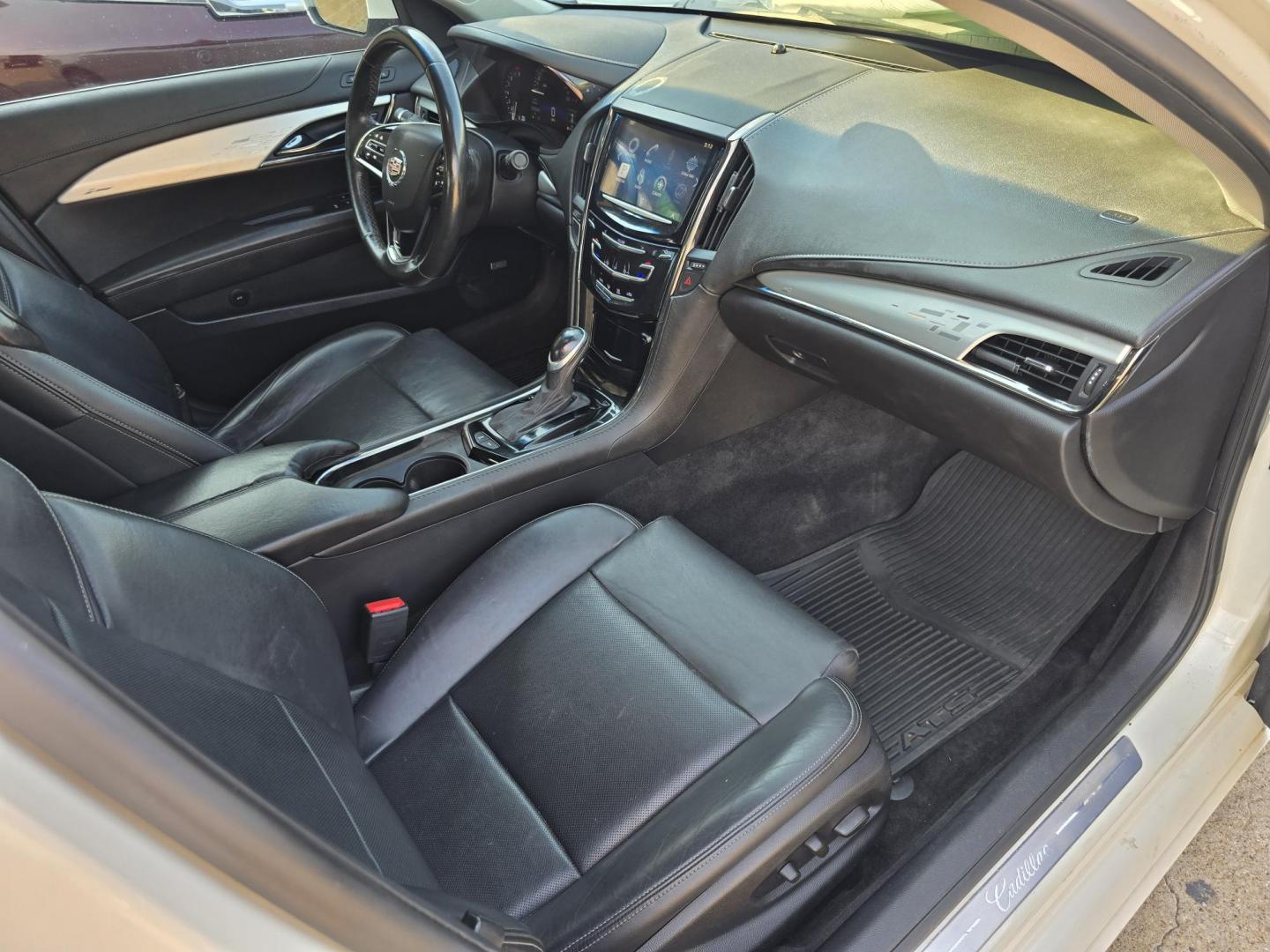 2014 WHITE Cadillac ATS 2.5L Luxury (1G6AB5RA2E0) with an 2.5L L4 DOHC 16V engine, 6-Speed Automatic transmission, located at 2660 S.Garland Avenue, Garland, TX, 75041, (469) 298-3118, 32.885551, -96.655602 - Photo#19