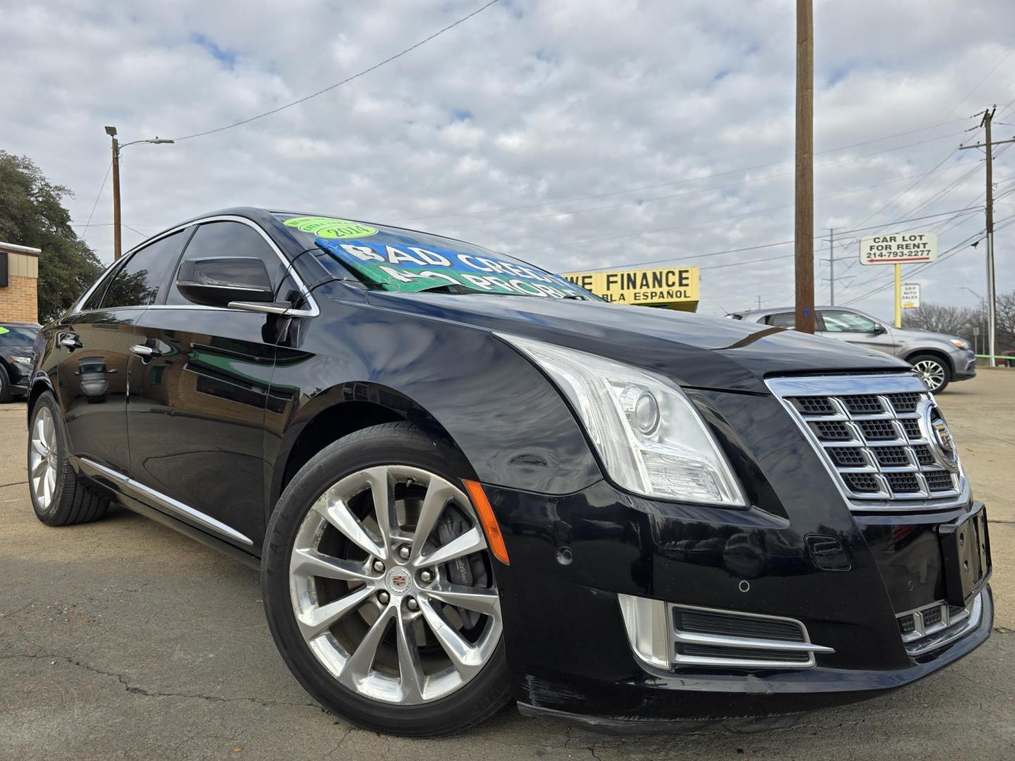 2014 BLACK Cadillac XTS Luxury (2G61M5S35E9) with an 3.6L V6 DOHC 24V engine, 6-Speed Automatic transmission, located at 2660 S.Garland Avenue, Garland, TX, 75041, (469) 298-3118, 32.885551, -96.655602 - Photo#0