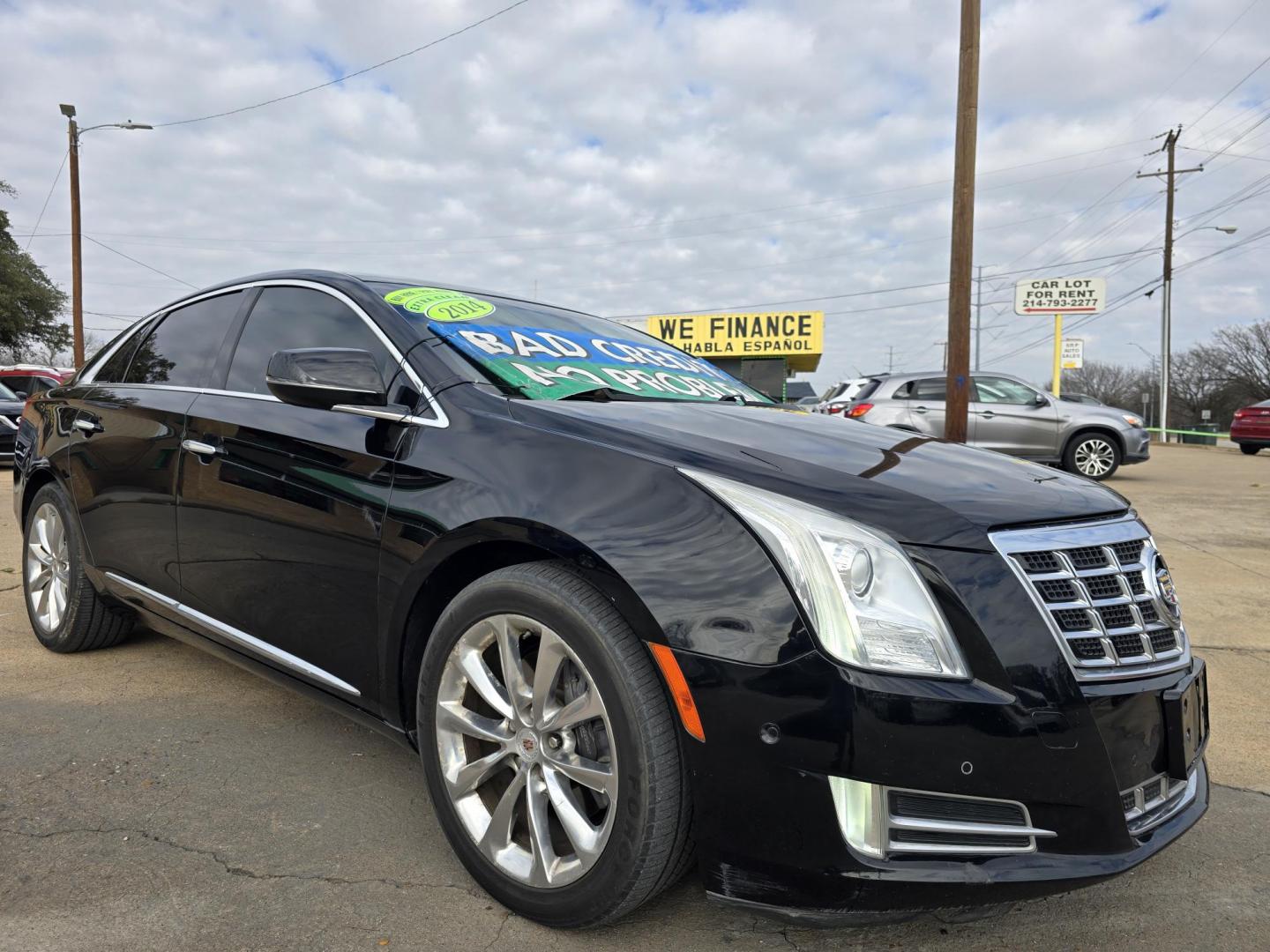 2014 BLACK Cadillac XTS Luxury (2G61M5S35E9) with an 3.6L V6 DOHC 24V engine, 6-Speed Automatic transmission, located at 2660 S.Garland Avenue, Garland, TX, 75041, (469) 298-3118, 32.885551, -96.655602 - Photo#1