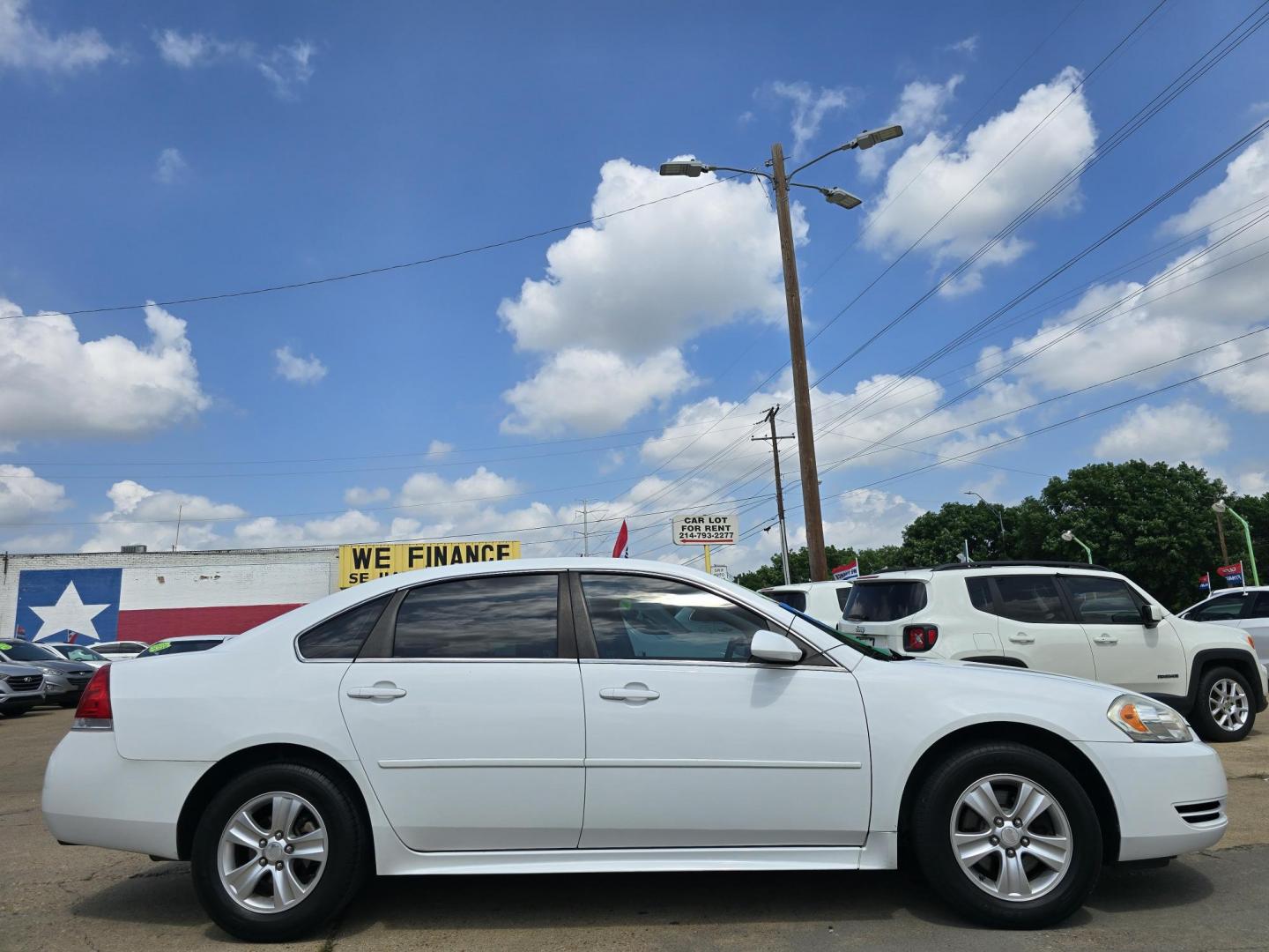 2014 WHITE Chevrolet Impala LS (2G1WA5E38E1) with an 3.6L V6 DOHC 16V FFV engine, 6-Speed Automatic transmission, located at 2660 S.Garland Avenue, Garland, TX, 75041, (469) 298-3118, 32.885551, -96.655602 - Photo#2