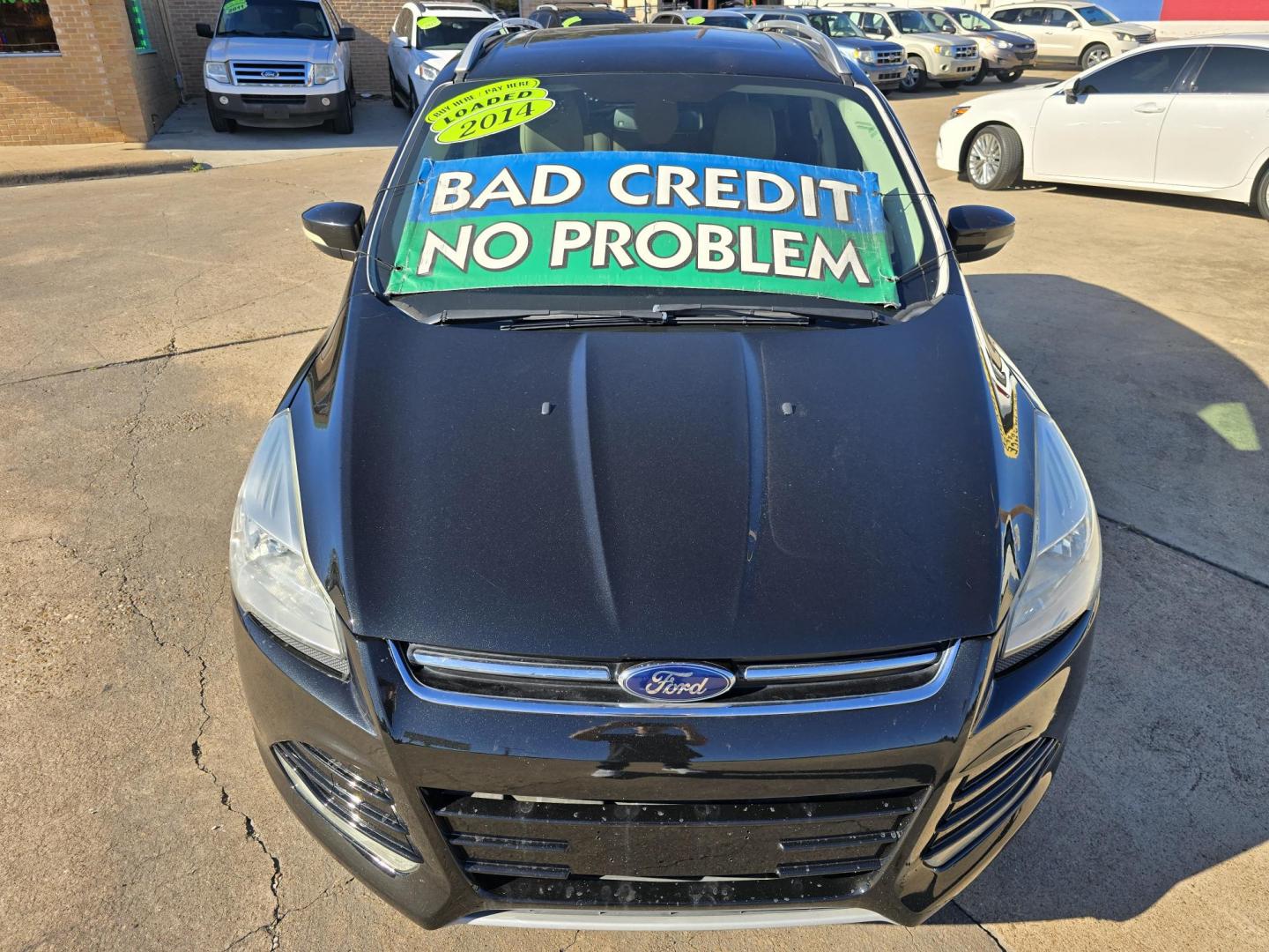 2014 BLACK Ford Escape Titanium (1FMCU0JX4EU) with an 1.6L L4 DOHC 16V engine, 6-Speed Automatic transmission, located at 2660 S.Garland Avenue, Garland, TX, 75041, (469) 298-3118, 32.885551, -96.655602 - Welcome to DallasAutos4Less, one of the Premier BUY HERE PAY HERE Dealers in the North Dallas Area. We specialize in financing to people with NO CREDIT or BAD CREDIT. We need proof of income, proof of residence, and a ID. Come buy your new car from us today!! This is a Super Clean 2014 FORD ESCAP - Photo#8