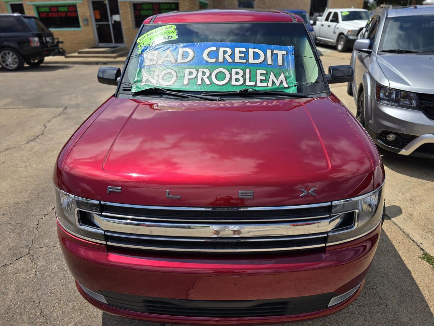 2014 RED Ford Flex SEL (2FMGK5C84EB) with an 3.5L V6 DOHC 24V engine, 6-Speed Automatic Overdrive transmission, located at 2660 S.Garland Avenue, Garland, TX, 75041, (469) 298-3118, 32.885551, -96.655602 - Photo#8