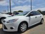2014 WHITE Ford Focus S (1FADP3E24EL) with an 2.0L L4 DOHC 16V engine, AUTO transmission, located at 2660 S.Garland Avenue, Garland, TX, 75041, (469) 298-3118, 32.885551, -96.655602 - Photo#7