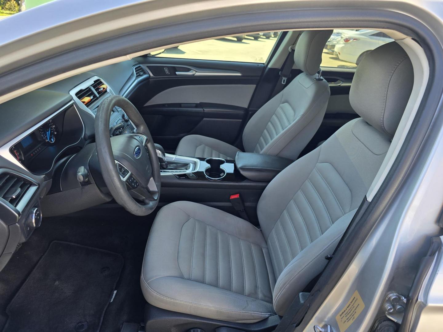 2014 BLUE Ford Fusion S (3FA6P0G72ER) with an 2.5L L4 DOHC 16V engine, AUTO transmission, located at 2660 S.Garland Avenue, Garland, TX, 75041, (469) 298-3118, 32.885551, -96.655602 - Photo#11