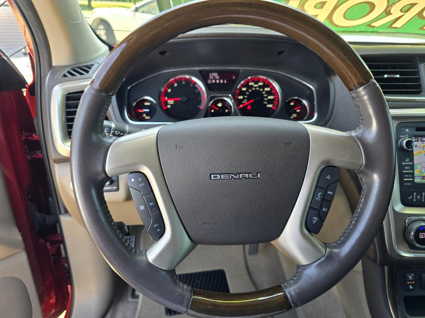 2014 RED GMC Acadia Denali (1GKKRTKD5EJ) with an 3.6L V6 DOHC 24V engine, 6-Speed Automatic transmission, located at 2660 S.Garland Avenue, Garland, TX, 75041, (469) 298-3118, 32.885551, -96.655602 - Photo#12
