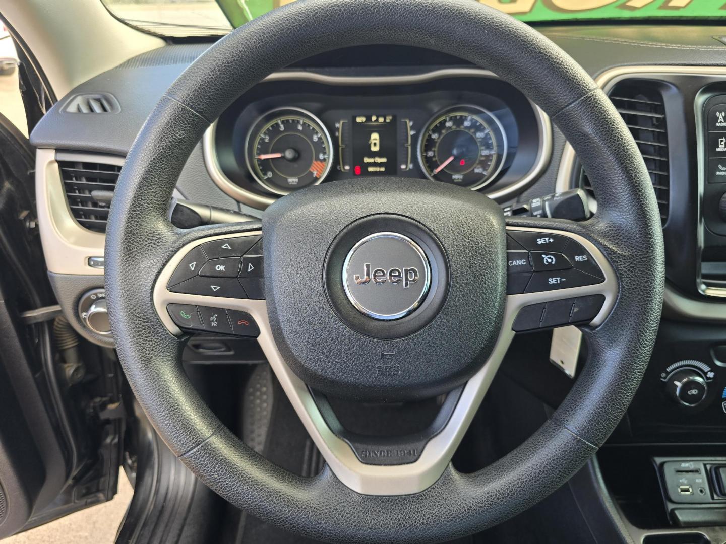 2014 BLACK Jeep Cherokee Sport (1C4PJLAB4EW) with an 2.4L L4 DOHC 16V engine, 9-Speed Automatic transmission, located at 2660 S.Garland Avenue, Garland, TX, 75041, (469) 298-3118, 32.885551, -96.655602 - Photo#13