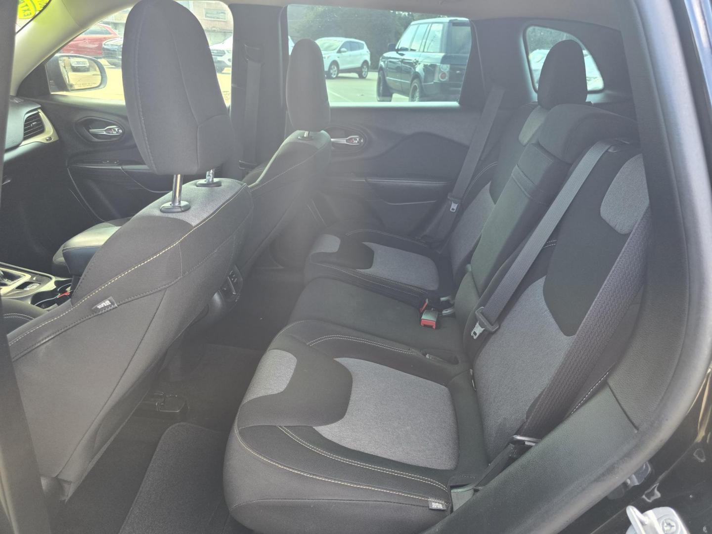 2014 BLACK Jeep Cherokee Sport (1C4PJLAB4EW) with an 2.4L L4 DOHC 16V engine, 9-Speed Automatic transmission, located at 2660 S.Garland Avenue, Garland, TX, 75041, (469) 298-3118, 32.885551, -96.655602 - Photo#16