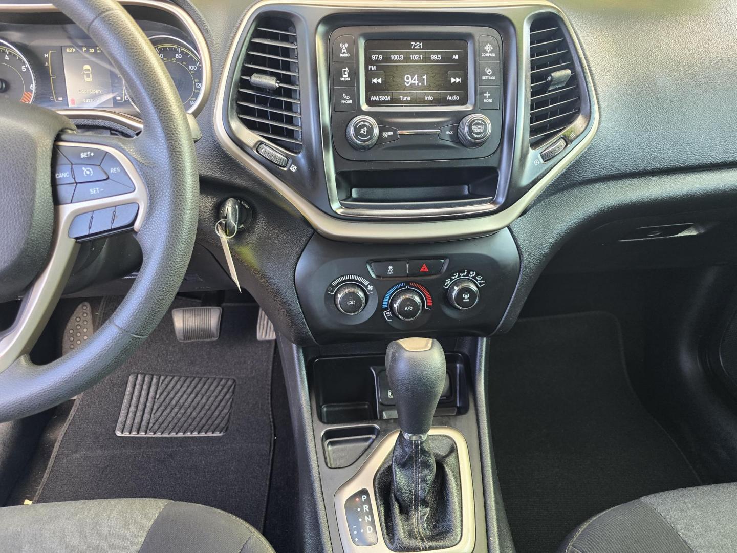 2014 BLACK Jeep Cherokee Sport (1C4PJLAB4EW) with an 2.4L L4 DOHC 16V engine, 9-Speed Automatic transmission, located at 2660 S.Garland Avenue, Garland, TX, 75041, (469) 298-3118, 32.885551, -96.655602 - Photo#14