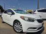 2014 DIAMOND WHITE /BLACK Kia Forte EX (KNAFX4A80E5) with an 2.0L L4 DOHC 16V engine, 6-Speed Automatic transmission, located at 2660 S.Garland Avenue, Garland, TX, 75041, (469) 298-3118, 32.885551, -96.655602 - Photo#0