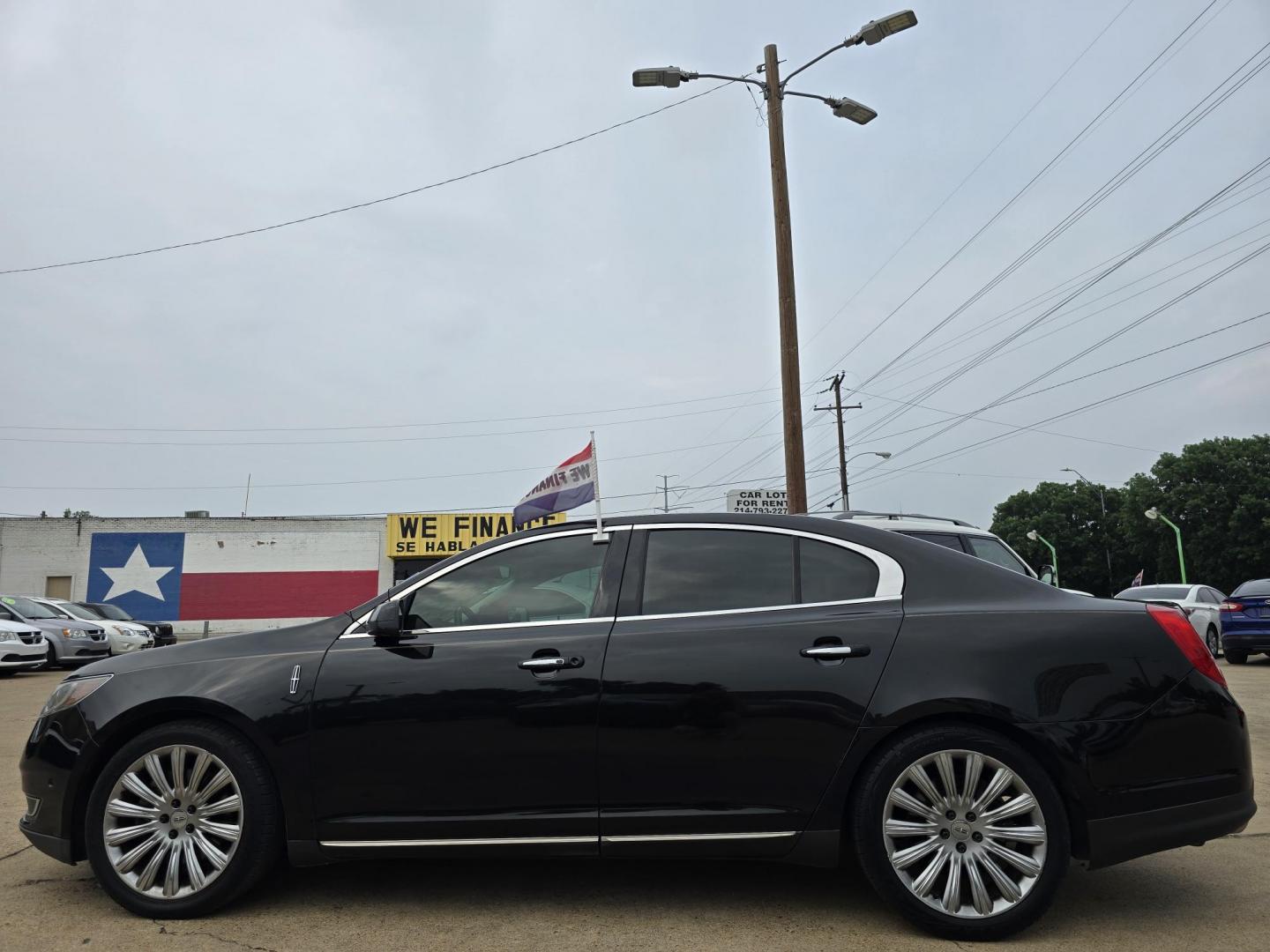 2014 BLACK Lincoln MKS FWD (1LNHL9DK4EG) with an 3.5L V6 DOHC 24V engine, 6-Speed Automatic transmission, located at 2660 S.Garland Avenue, Garland, TX, 75041, (469) 298-3118, 32.885551, -96.655602 - Photo#6