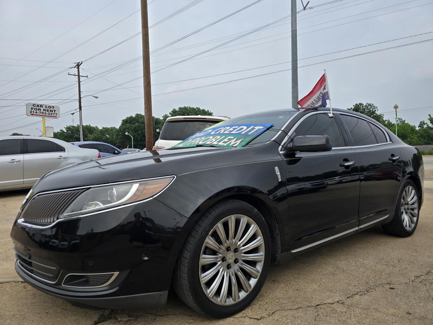 2014 BLACK Lincoln MKS FWD (1LNHL9DK4EG) with an 3.5L V6 DOHC 24V engine, 6-Speed Automatic transmission, located at 2660 S.Garland Avenue, Garland, TX, 75041, (469) 298-3118, 32.885551, -96.655602 - Photo#7