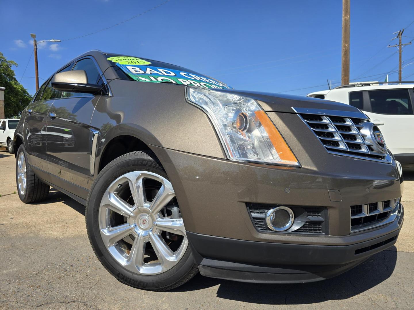 2015 GRAY Cadillac SRX Performance Collection FWD (3GYFNCE34FS) with an 3.6L V6 DOHC 24V FFV engine, 6-Speed Automatic transmission, located at 2660 S.Garland Avenue, Garland, TX, 75041, (469) 298-3118, 32.885551, -96.655602 - Photo#0