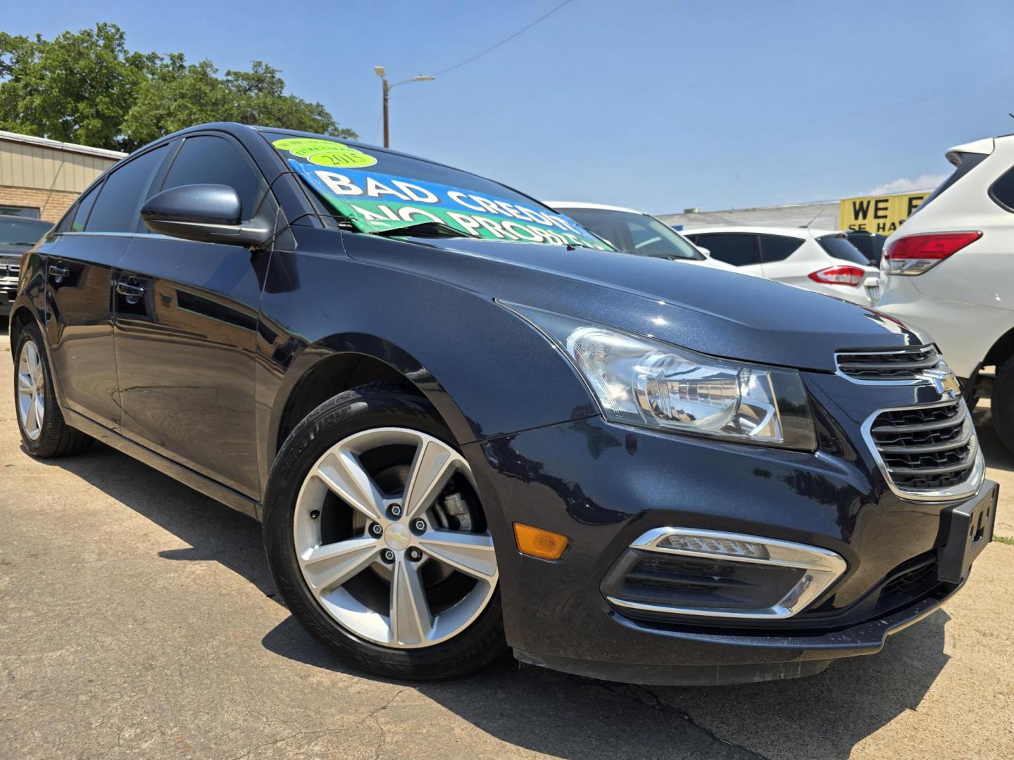 2015 Chevrolet Cruze 2LT (1G1PE5SB8F7) with an 1.4L L4 DOHC 16V TURBO engine, 6-Speed Automatic transmission, located at 2660 S.Garland Avenue, Garland, TX, 75041, (469) 298-3118, 32.885551, -96.655602 - Photo#0