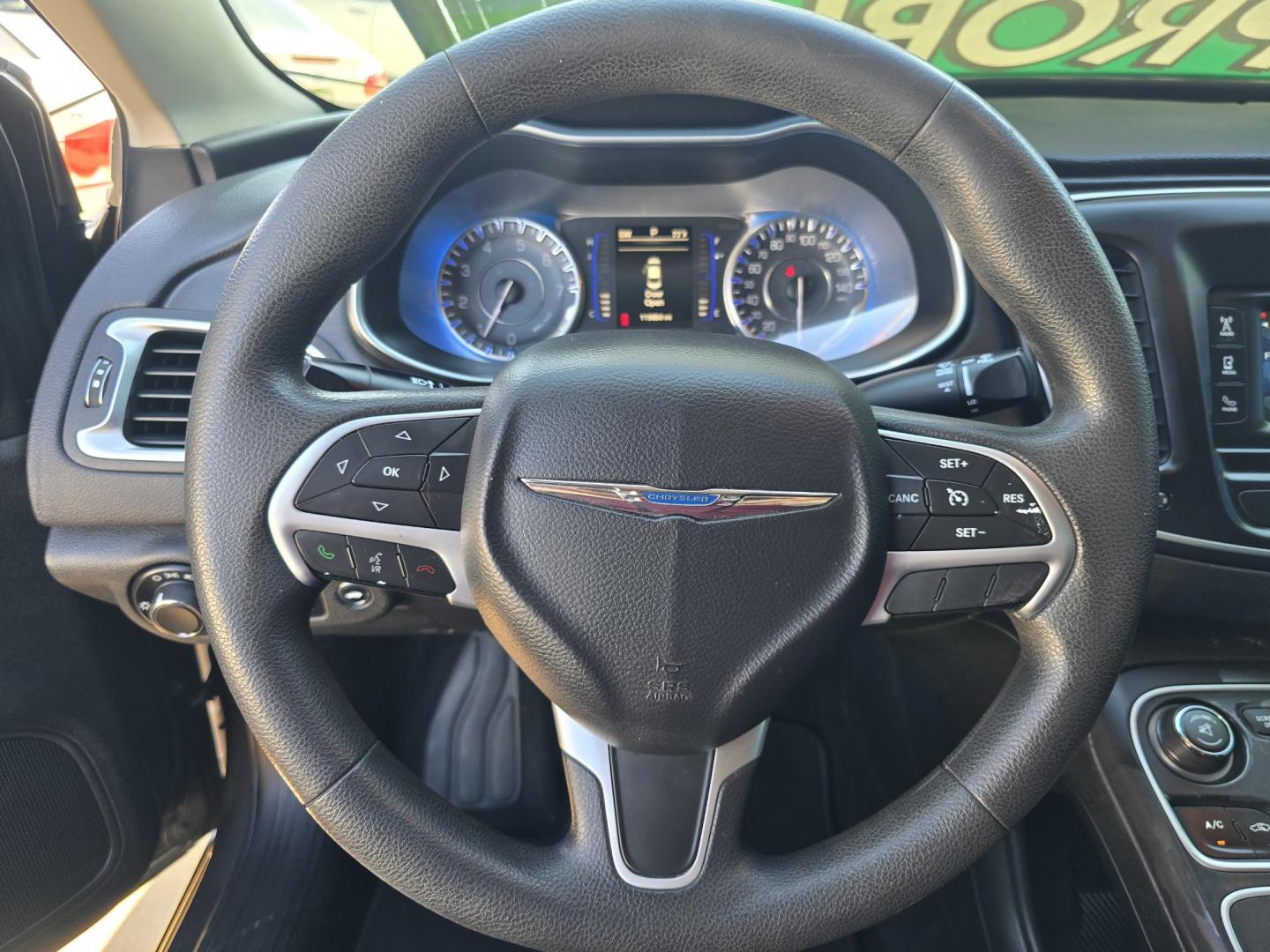 2015 BLACK Chrysler 200 LX (1C3CCCFB2FN) with an 2.4L L4 DOHC 16V engine, 9-Speed Automatic transmission, located at 2660 S.Garland Avenue, Garland, TX, 75041, (469) 298-3118, 32.885551, -96.655602 - Photo#11