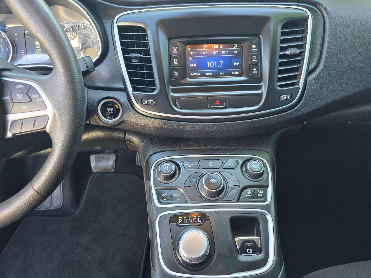 2015 BLACK Chrysler 200 LX (1C3CCCFB2FN) with an 2.4L L4 DOHC 16V engine, 9-Speed Automatic transmission, located at 2660 S.Garland Avenue, Garland, TX, 75041, (469) 298-3118, 32.885551, -96.655602 - Photo#13