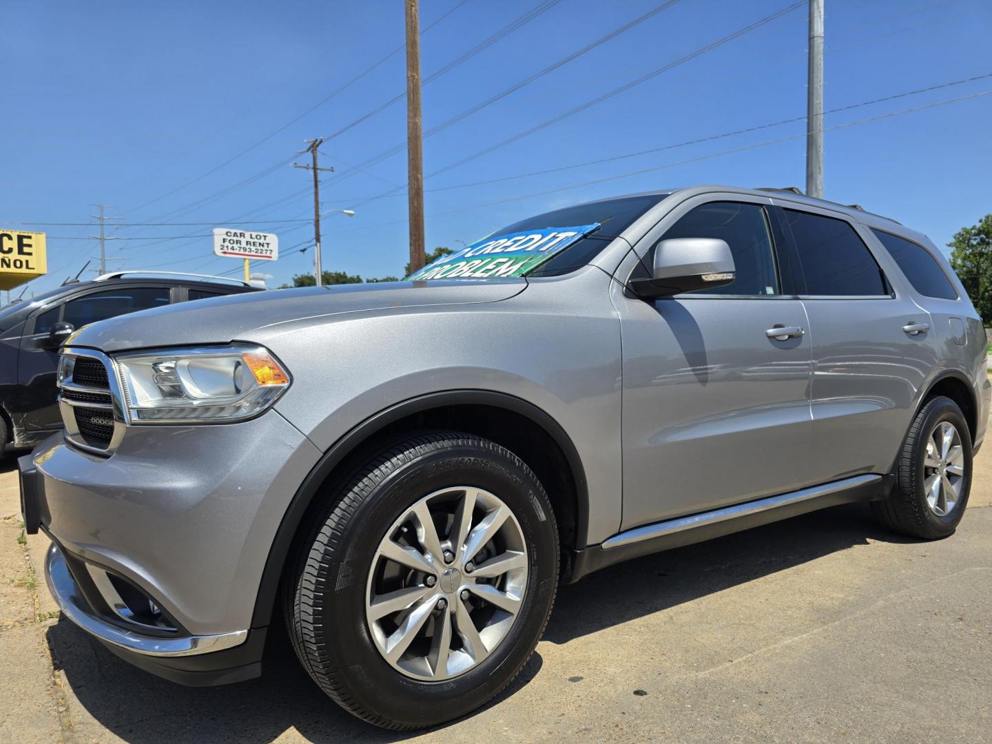 2015 GRAY Dodge Durango Limited (1C4RDHDG6FC) with an 3.6L V6 DOHC 24V engine, 8A transmission, located at 2660 S.Garland Avenue, Garland, TX, 75041, (469) 298-3118, 32.885551, -96.655602 - Photo#7