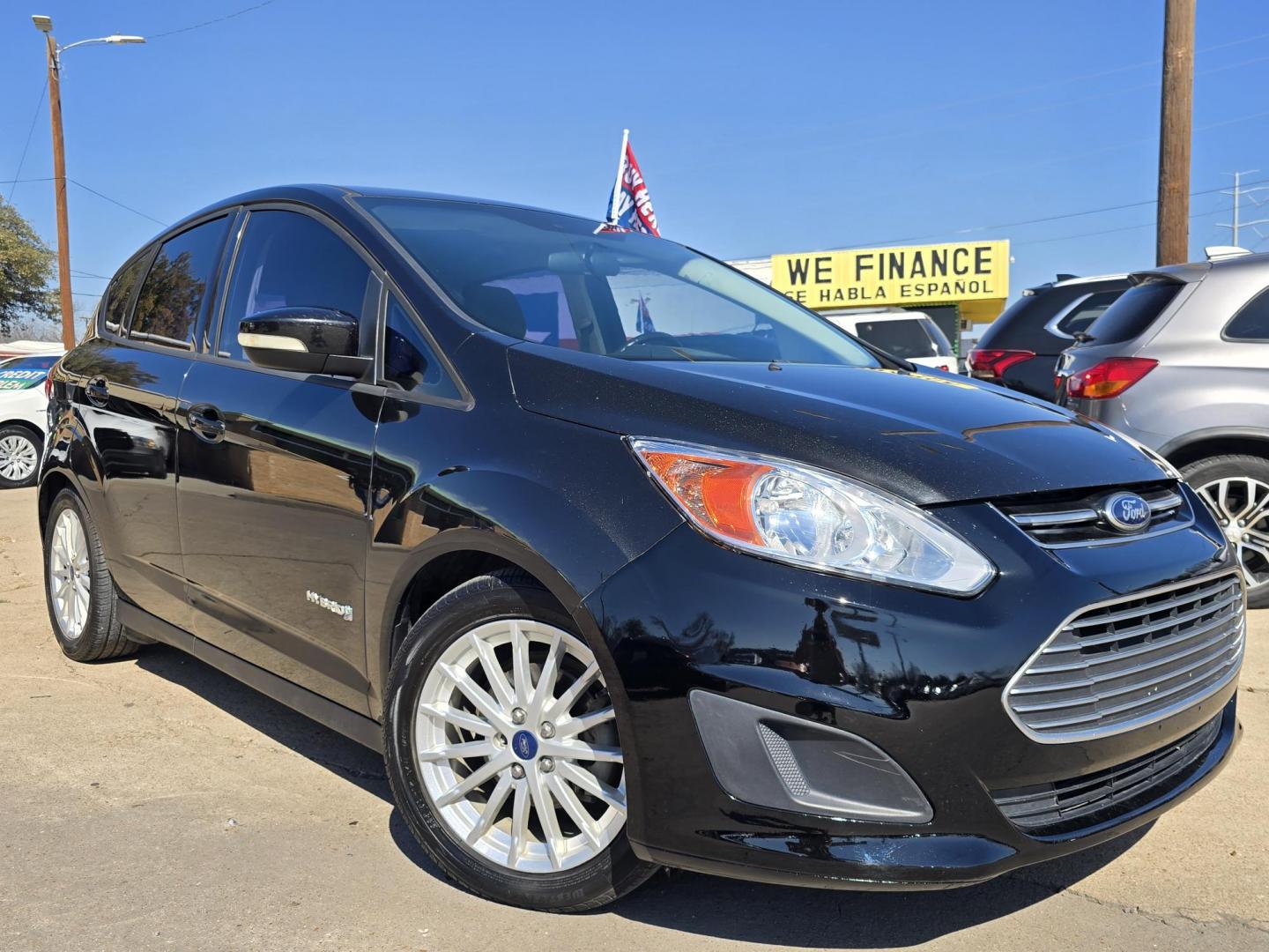 2015 BLACK METALLIC /BLACK Ford C-Max Hybrid SE (1FADP5AU7FL) with an 2.0L L4 DOHC 16V HYBRID engine, Continuously Variable Transmission transmission, located at 2660 S.Garland Avenue, Garland, TX, 75041, (469) 298-3118, 32.885551, -96.655602 - CASH$$$$$ CAR!! This is a Super Clean 2015 FORD C-MAX HYBRID SE! BLUETOOTH! SAT RADIO! SUPER CLEAN! MUST SEE! Come in for a test drive today. We are open from 10am-7pm Monday-Saturday. - Photo#0