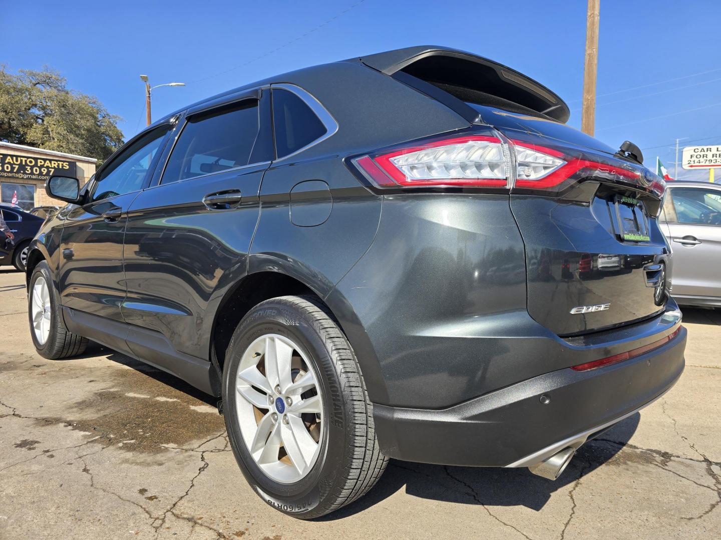 2015 BLACK Ford Edge SEL (2FMTK3J8XFB) with an 3.5L V6 DOHC 24V engine, 6-Speed Automatic transmission, located at 2660 S.Garland Avenue, Garland, TX, 75041, (469) 298-3118, 32.885551, -96.655602 - Photo#5