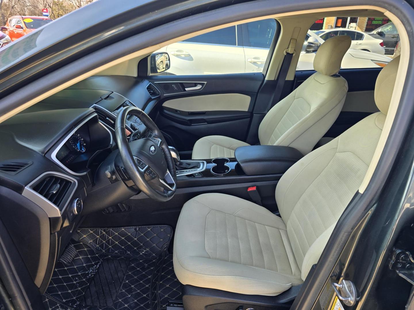 2015 BLACK Ford Edge SEL (2FMTK3J8XFB) with an 3.5L V6 DOHC 24V engine, 6-Speed Automatic transmission, located at 2660 S.Garland Avenue, Garland, TX, 75041, (469) 298-3118, 32.885551, -96.655602 - Photo#11