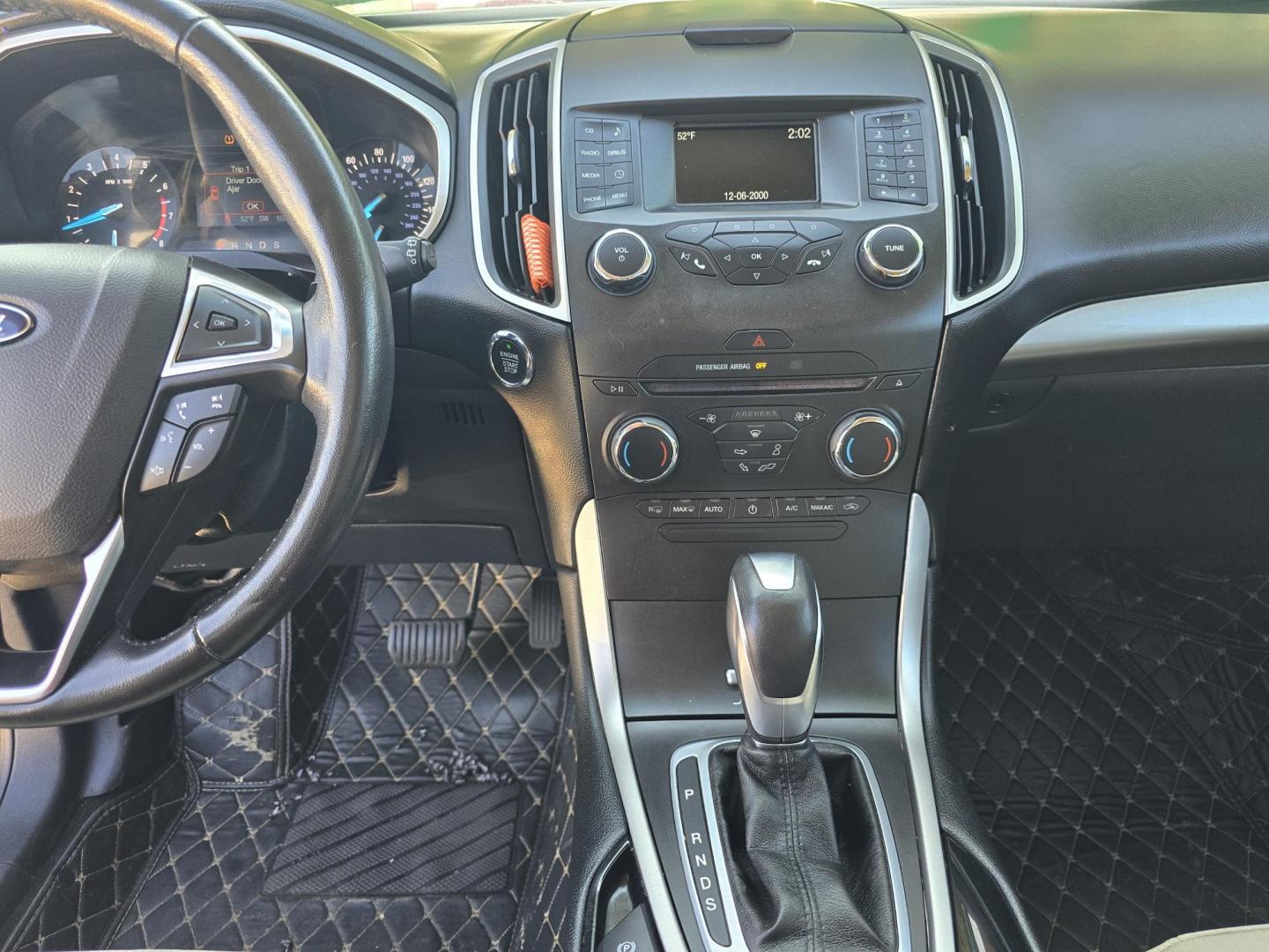 2015 BLACK Ford Edge SEL (2FMTK3J8XFB) with an 3.5L V6 DOHC 24V engine, 6-Speed Automatic transmission, located at 2660 S.Garland Avenue, Garland, TX, 75041, (469) 298-3118, 32.885551, -96.655602 - Photo#14