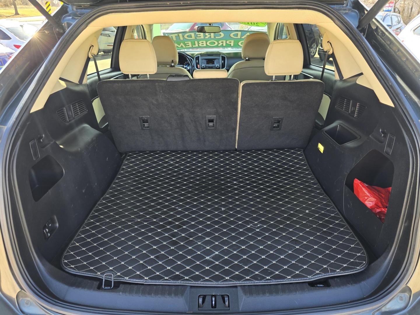 2015 BLACK Ford Edge SEL (2FMTK3J8XFB) with an 3.5L V6 DOHC 24V engine, 6-Speed Automatic transmission, located at 2660 S.Garland Avenue, Garland, TX, 75041, (469) 298-3118, 32.885551, -96.655602 - Photo#17