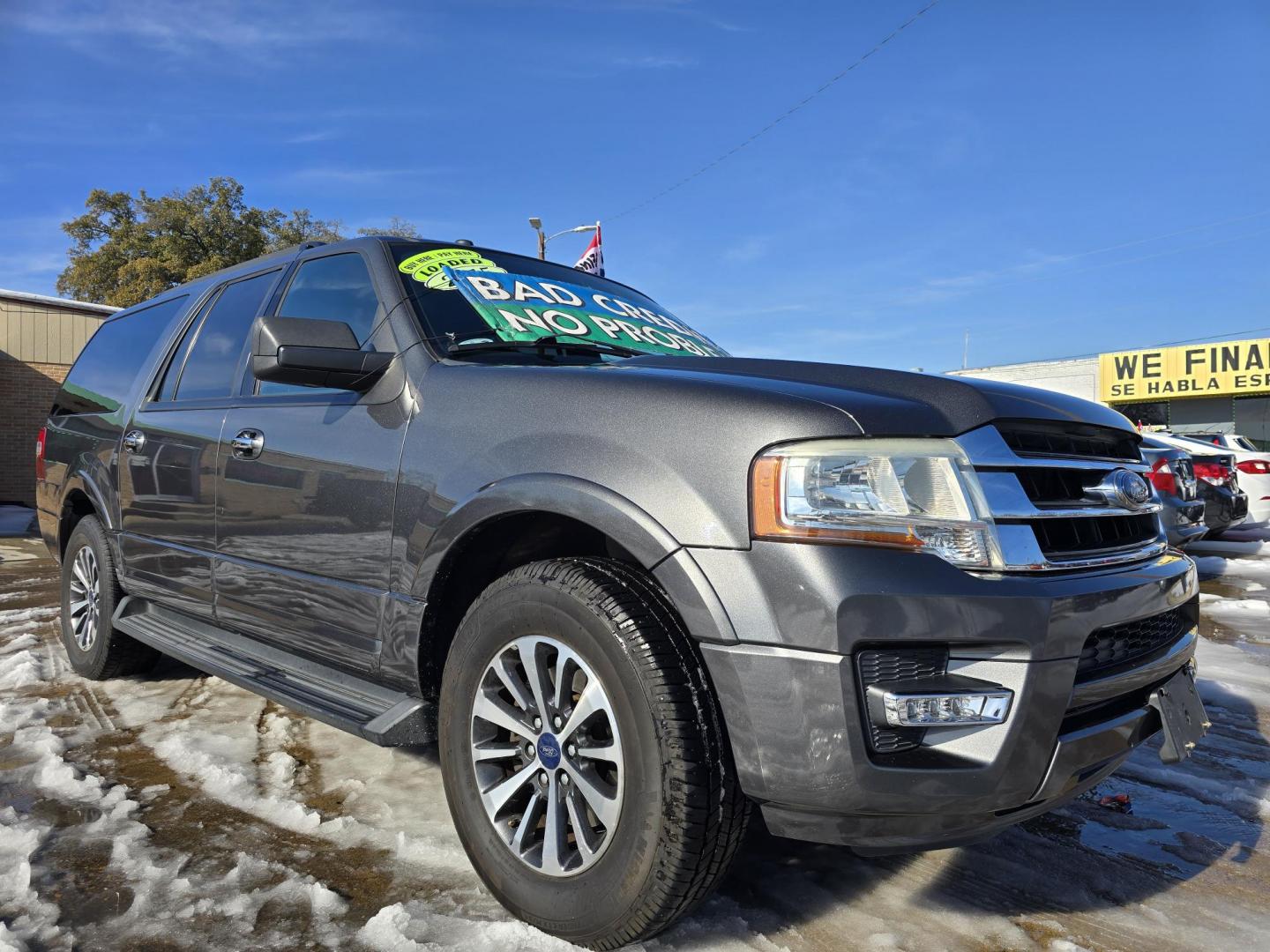 2015 GRAY Ford Expedition EL XLT (1FMJK1HT3FE) with an 3.5L V6 DOHC 24V FFV engine, 6-Speed Automatic transmission, located at 2660 S.Garland Avenue, Garland, TX, 75041, (469) 298-3118, 32.885551, -96.655602 - Photo#1